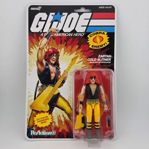 Super7 G.I. Joe: A Real American Hero Zartan Cold Slither ReAction+ Figure NEW - Picture 1 of 8